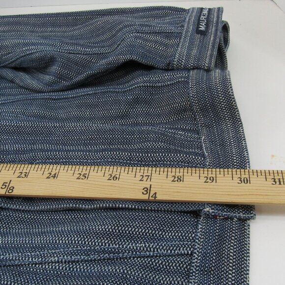 MO JEANS Maurice Malone Textured Denim Hip Hop 90's Jean Jacket RN94517 Size XL - Picture 9 of 11